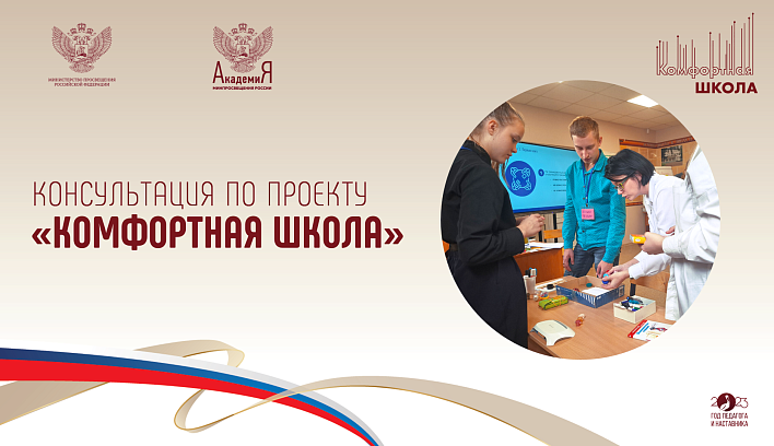 Консультация по проекту «Комфортная школа» пройдет в формате видеоконференцсвязи 1, 2, 3 и 4 августа